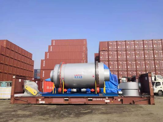 5000KG SS304 실리카 모래 트리플 패스 3 실린더 회전 드럼 건조기 건조기