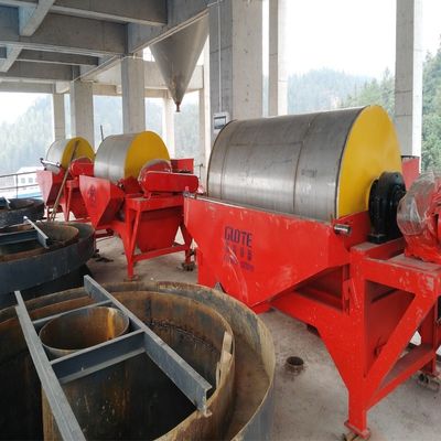 철금속 광석 분리를 위한 용량 10-30m2/h의 고전력 자기 분리기