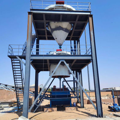 10000KG 용량의 모래 세척 기계에서 모래 분류기와 함께 Frac 모래 생산