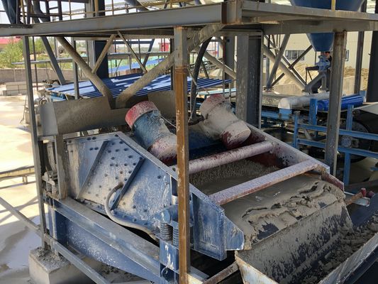 광산 기계용 수직 진동 모터로 구동되는 모래 진동 분리기 3800 KG