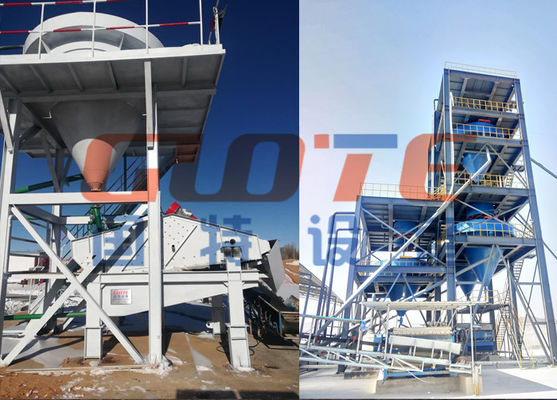 PLC 제어 50 TPH 100 TPH 모래 세척기