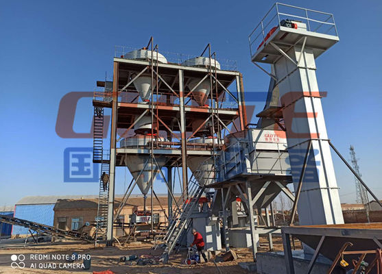 2022년 실리카 모래 공장/프라크 모래 가공 공장 프로판트 장비에 대한 엔지니어들이 해외로 간다