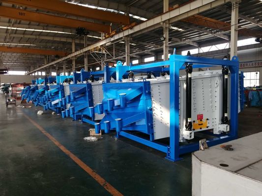 180-260r/min 주파수 5 덱 진동 스크린 시트 분리기 1~50tph 용량