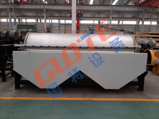 실린더 크기 400*600mm 철 모래 가공 공장용 습하고 건조한 드럼 자기 분리기