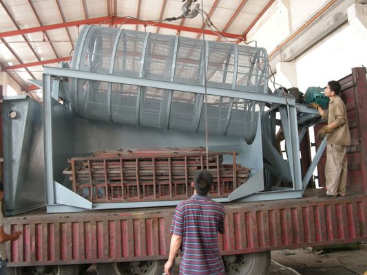2200 KG 높은 평판 금 트럼멜 스크린 광산 기계 PLC 핵심 부품